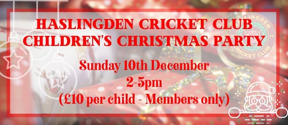 Haslingden CC Children’s Christmas Party