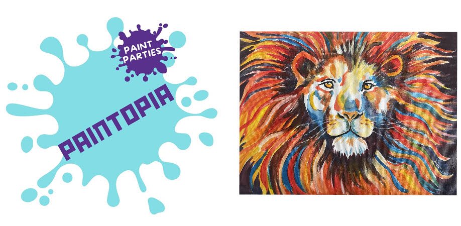 Paint Party - Roary Lion