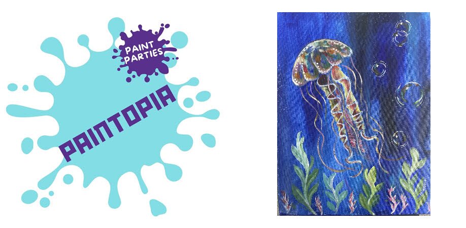 Paint Party – Parent/Carer(s) and Child Event - Mystical Jellyfish