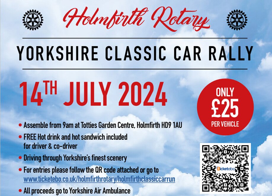 Yorkshire Classic Car Rally | Holmfirth Rotary Club