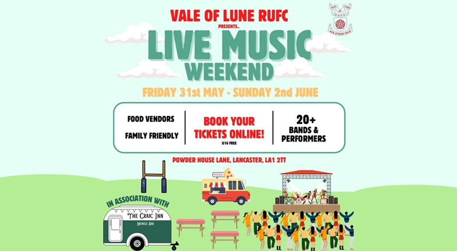 Vale of Lune RUFC | Live Music Weekend!
