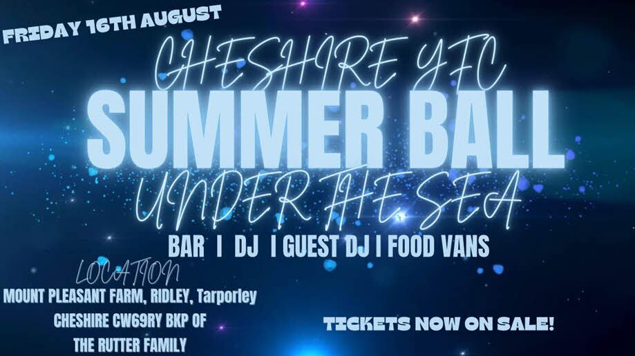 Cheshire YFC Summer Ball 2024