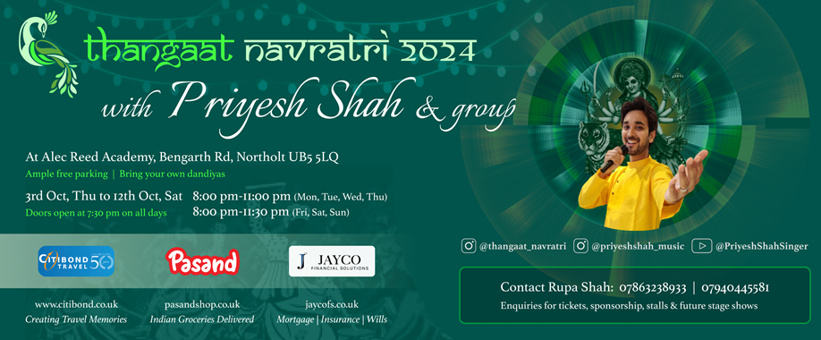 Thangaat Navratri 2024 By Priyesh Shah & Group