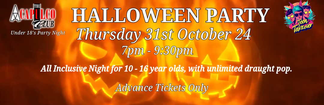 Halloween Party | Thursday 31st October