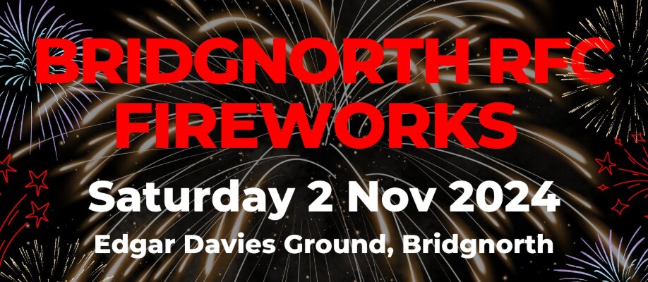 Bridgnorth RFC Fireworks Display 2024!