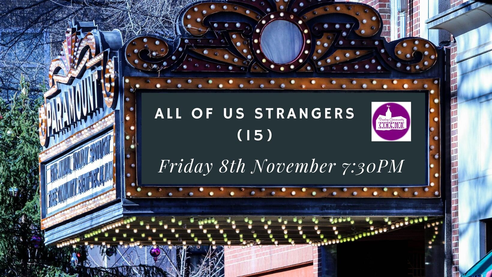 All of us Strangers (15) | Friday 8th November