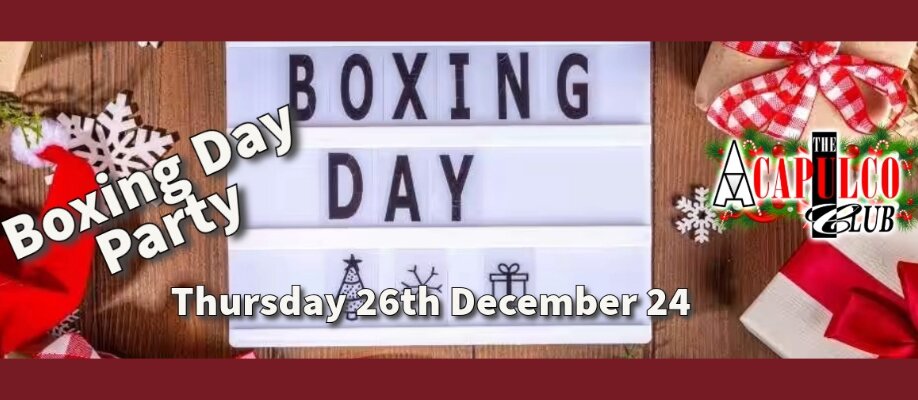 The ACCA Boxing Day Party | 26th December