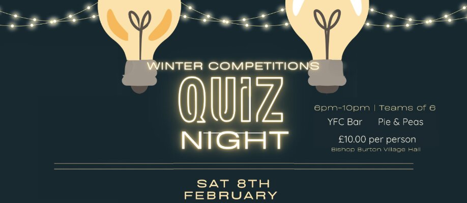 East Riding YFC Winter Competitions Quiz Night