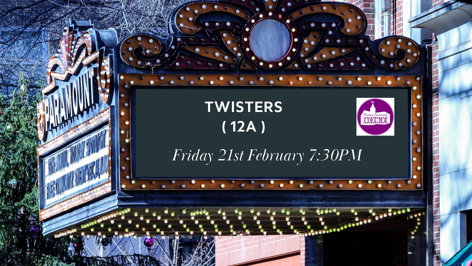 Twisters (12A) | Friday 21st February