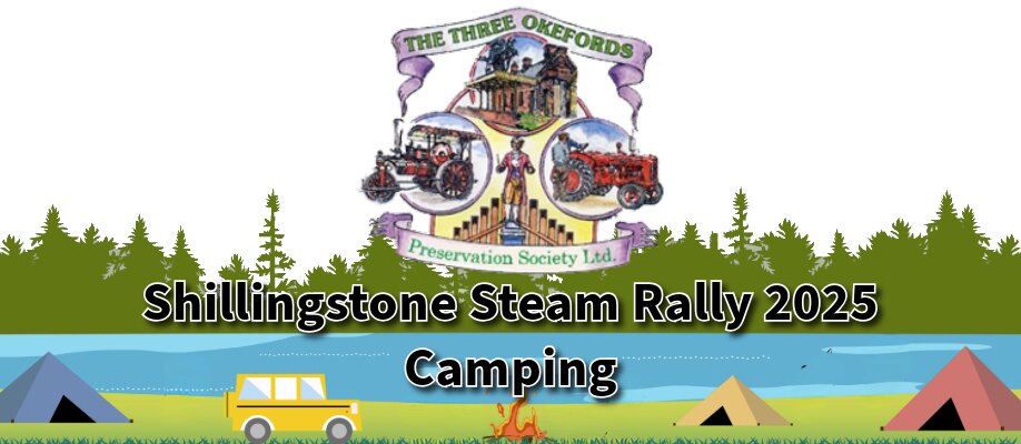 Shillingstone Steam Rally 2025 Camping